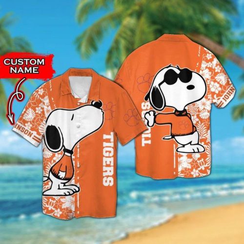 Clemson Tigers & Snoopy Hawaiian Shirt: Get Your Personalized Style Today! Clemson Tigers & Snoopy Hawaiian Shirt: Get Your Personalized Style Today!