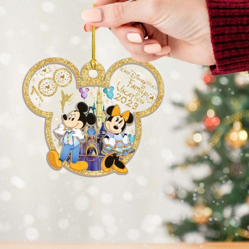 Personalized Disney 100 Years Ornament, Mickey Minnie Ornament, Disney Christmas Ornament Personalized Disney 100 Years Ornament, Mickey Minnie Ornament, Disney Christmas Ornament
