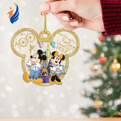 Personalized Disney 100 Years Ornament, Mickey Minnie Ornament, Disney Christmas Ornament Personalized Disney 100 Years Ornament, Mickey Minnie Ornament, Disney Christmas Ornament
