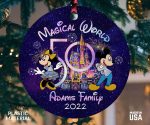 Personalized Disney 50th Anniversary Ornament, Mickey Minnie Ornament Personalized Disney 50th Anniversary Ornament, Mickey Minnie Ornament