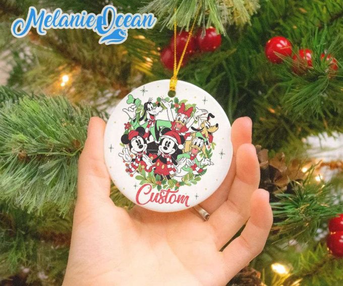 Personalized Disney Christmas Ornaments, Mickey and Friends Christmas Ornament