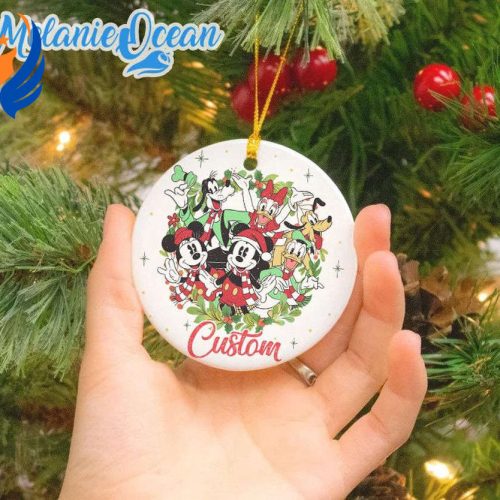 Personalized Disney Christmas Ornaments, Mickey and Friends Christmas Ornament