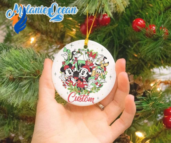 Personalized Disney Christmas Ornaments, Mickey and Friends Christmas Ornament Personalized Disney Christmas Ornaments, Mickey and Friends Christmas Ornament