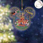 Personalized Disney Couple Christmas Ornament, Mickey and Friends Christmas Castle, Disney Christmas Ornament Personalized Disney Couple Christmas Ornament, Mickey and Friends Christmas Castle, Disney Christmas Ornament