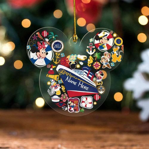 Personalized Disney Cruise Mickey And Friends Christmas Ornament Personalized Disney Cruise Mickey And Friends Christmas Ornament