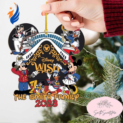 Personalized Disney Cruise Ornament, Mickey and Friends Ornament, Christmas Ornament Personalized Disney Cruise Ornament, Mickey and Friends Ornament, Christmas Ornament
