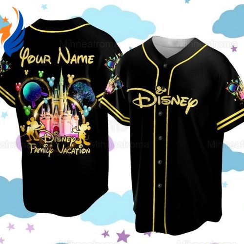 Mickey’s Fun Time: Mickey Mouse 3D Clog Shoes Ultimate Disney Family Trip 2023 Baseball Jersey - Personalized Matching & Magical for Baseball Fans!