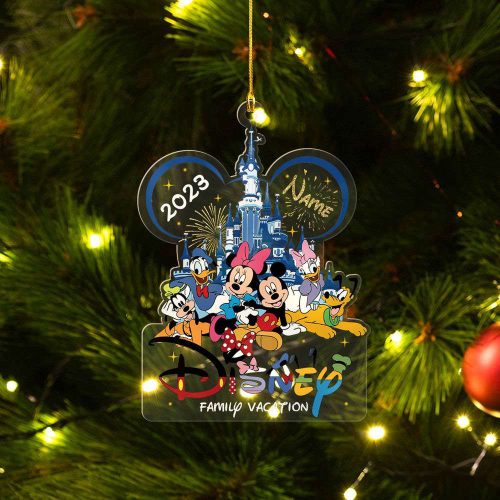 Personalized Disney Family Vacation Mickey And Friends Disney Christmas Ornament Personalized Disney Family Vacation Mickey And Friends Disney Christmas Ornament
