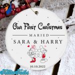 Personalized Disney Our first Christmas Ornament, Mickey Christmas Ornament Personalized Disney Our first Christmas Ornament, Mickey Christmas Ornament