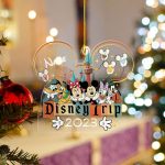 Personalized Disney Trip Mickey And Friends Disney Christmas Ornament