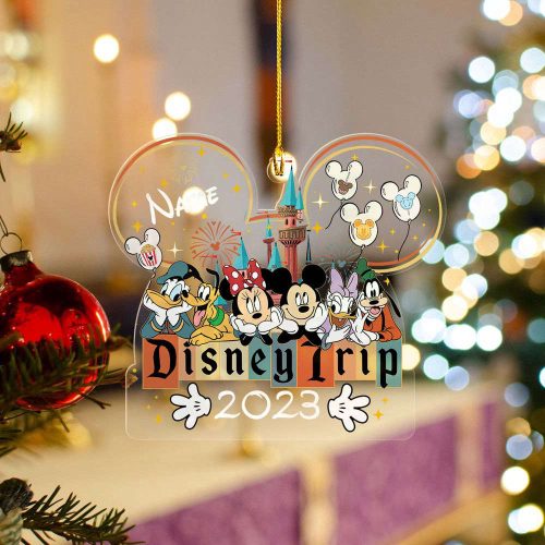 Personalized Disney Trip Mickey And Friends Disney Christmas Ornament Personalized Disney Trip Mickey And Friends Disney Christmas Ornament