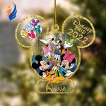 Personalized Disney Trip Mickey And Friends Disney Christmas Ornament