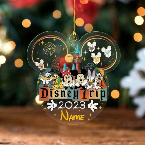 Personalized Disney Trip Mickey And Friends Disney Christmas Ornament Personalized Disney Trip Mickey And Friends Disney Christmas Ornament