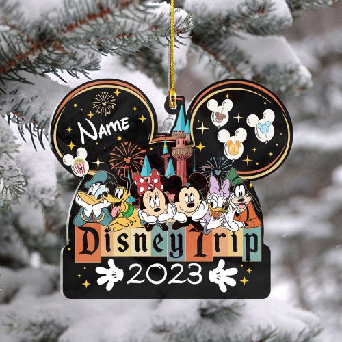 Personalized Disney Trip Mickey And Friends Disney Christmas Ornament Personalized Disney Trip Mickey And Friends Disney Christmas Ornament