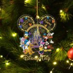 Personalized Disney Trip Ornament, Mickey and Friend Ornament, Christmas Ornament