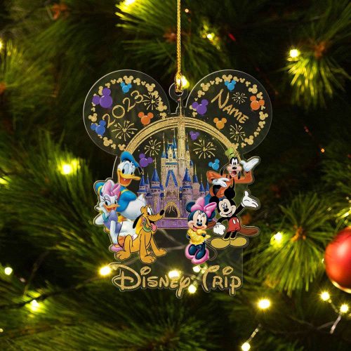 Personalized Disney Trip Ornament, Mickey and Friend Ornament, Christmas Ornament Personalized Disney Trip Ornament, Mickey and Friend Ornament, Christmas Ornament