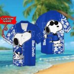 Custom Duke Blue Devils & Snoopy Hawaiian Shirt – Add Personal Touch to Your Style!