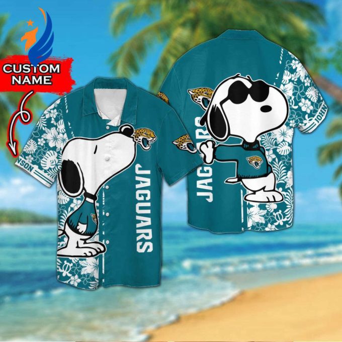 Custom Jacksonville Jaguars & Snoopy Hawaiian Shirt – Unique Personalized Design! Custom Jacksonville Jaguars & Snoopy Hawaiian Shirt – Unique Personalized Design!