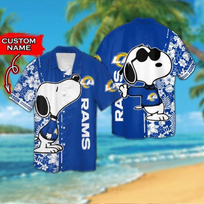 Show Your Team Spirit with Personalized Los Angeles Rams & Snoopy Hawaiian Shirt – Limited Edition NFL Apparel Show Your Team Spirit with Personalized Los Angeles Rams & Snoopy Hawaiian Shirt – Limited Edition NFL Apparel