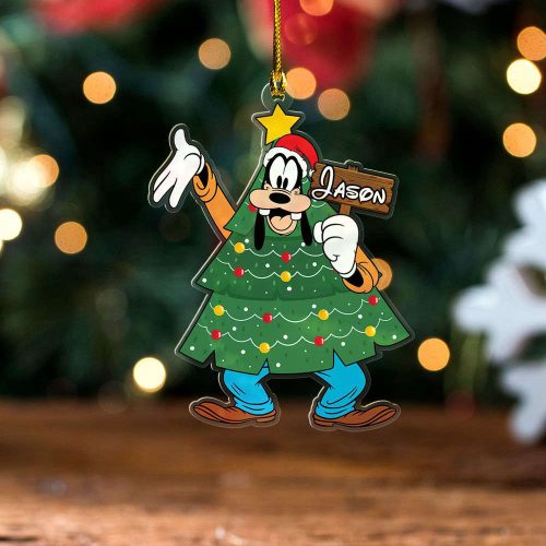 Personalized Mickey and Friends Christmas Trees Ornament, Disney Christmas Ornament Personalized Mickey and Friends Christmas Trees Ornament, Disney Christmas Ornament