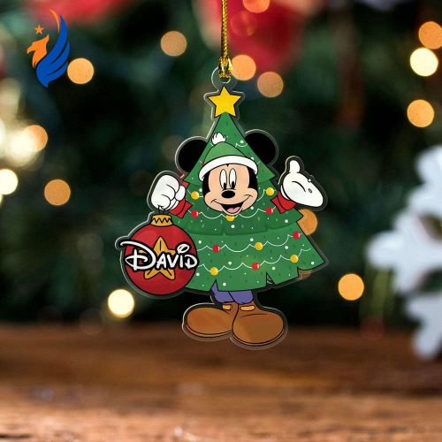Personalized Mickey and Friends Christmas Trees Ornament, Disney Christmas Ornament Personalized Mickey and Friends Christmas Trees Ornament, Disney Christmas Ornament