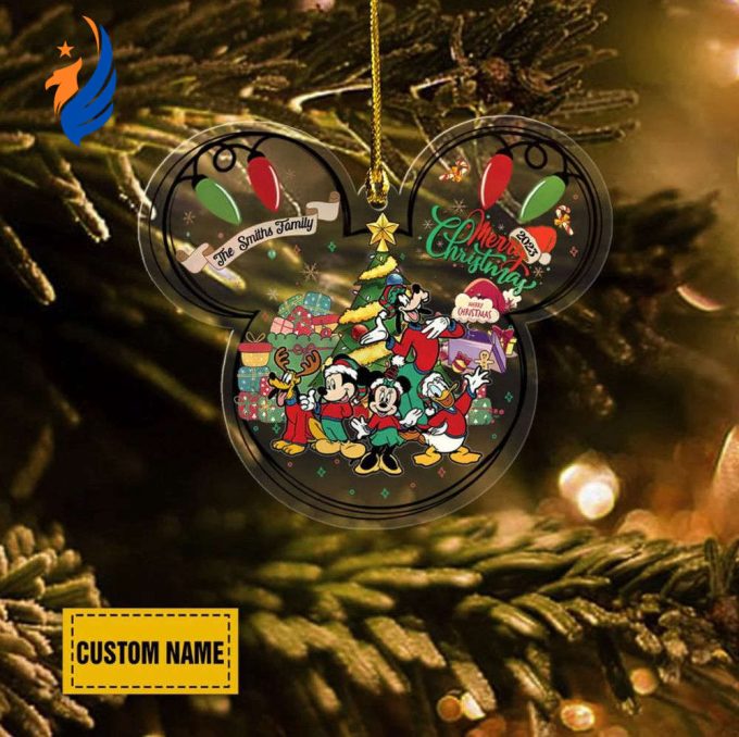 Personalized Mickey And Friends Disney Christmas Ornament Personalized Mickey And Friends Disney Christmas Ornament