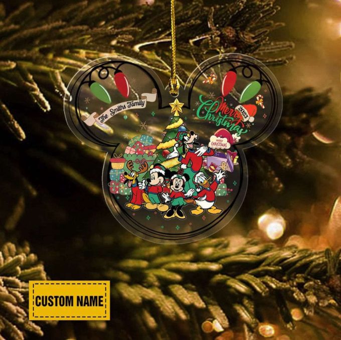 Personalized Mickey And Friends Disney Christmas Ornament Personalized Mickey And Friends Disney Christmas Ornament