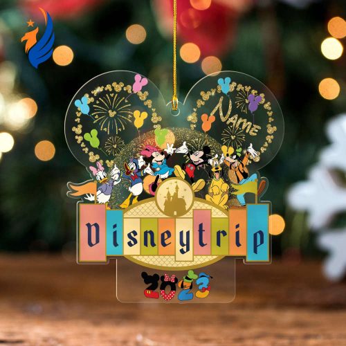 Personalized Mickey And Friends Disney Christmas Ornament Personalized Mickey And Friends Disney Christmas Ornament