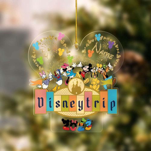Personalized Mickey And Friends Disney Christmas Ornament Personalized Mickey And Friends Disney Christmas Ornament