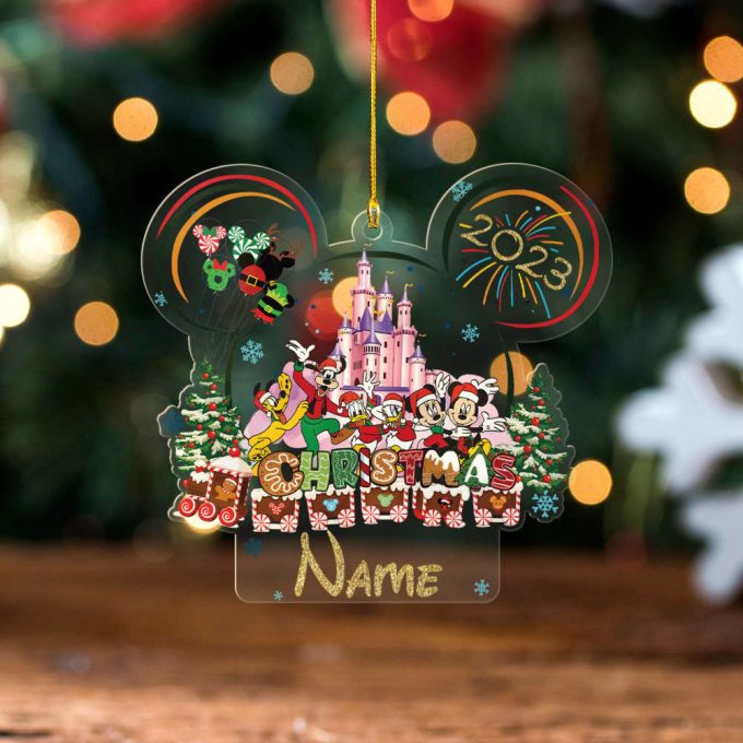 Personalized Mickey And Friends Disney Christmas Ornament