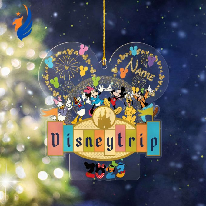 Personalized Mickey And Friends Disney Christmas Ornament Personalized Mickey And Friends Disney Christmas Ornament