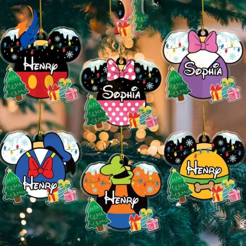 Personalized Mickey And Friends Disney Christmas Ornament Personalized Mickey And Friends Disney Christmas Ornament