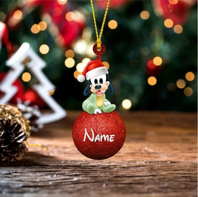 Personalized Mickey And Friends Disney Christmas Ornament