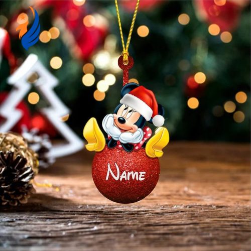 Personalized Mickey And Friends Disney Christmas Ornament Personalized Mickey And Friends Disney Christmas Ornament