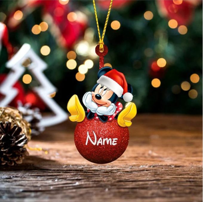 Personalized Mickey And Friends Disney Christmas Ornament