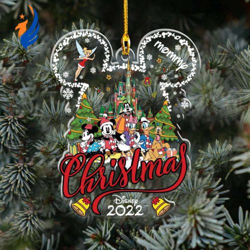 Cute Mickey Mouse Funny Disney Gift For Fan 3D Hoodie All Over Printed Hoodie Personalized Mickey And Friends Disney Christmas Ornament