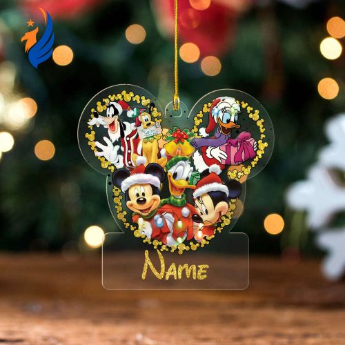 Personalized Mickey And Friends Disney Christmas Ornament Personalized Mickey And Friends Disney Christmas Ornament