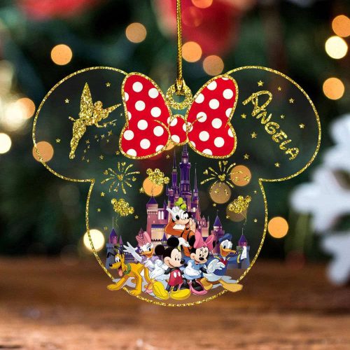 Personalized Mickey And Friends Disney Christmas Ornament Personalized Mickey And Friends Disney Christmas Ornament