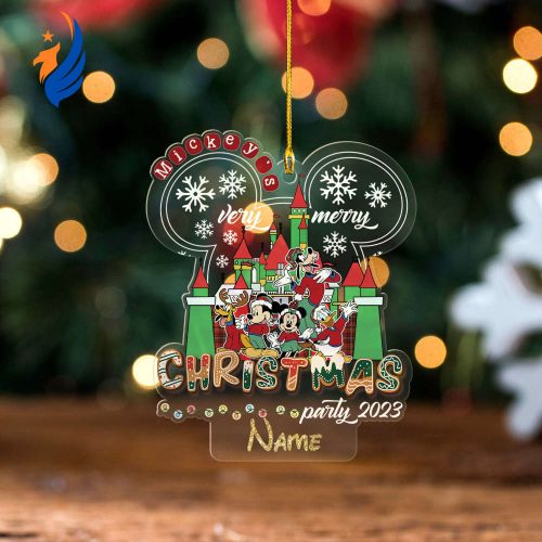 Personalized Mickey And Friends Disney Christmas Ornament Personalized Mickey And Friends Disney Christmas Ornament