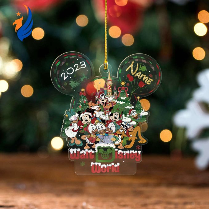 Personalized Mickey And Friends Disney Christmas Ornament Personalized Mickey And Friends Disney Christmas Ornament