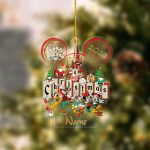 Personalized Mickey And Friends Disney Christmas Ornament