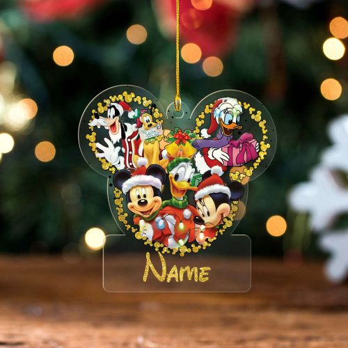 Personalized Mickey And Friends Disney Christmas Ornament Personalized Mickey And Friends Disney Christmas Ornament