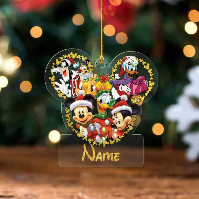 Personalized Mickey And Friends Disney Christmas Ornament