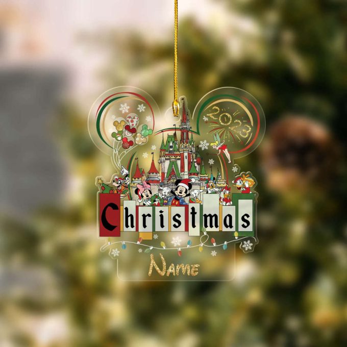 Personalized Mickey And Friends Disney Christmas Ornament