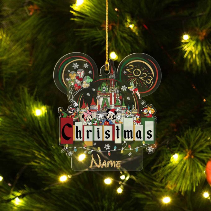 Personalized Mickey And Friends Disney Christmas Ornament