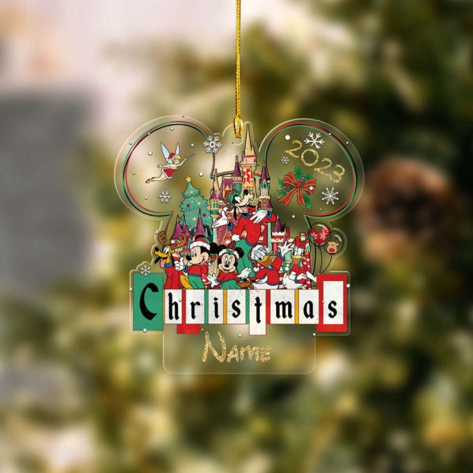 Personalized Mickey And Friends Disney Christmas Ornament