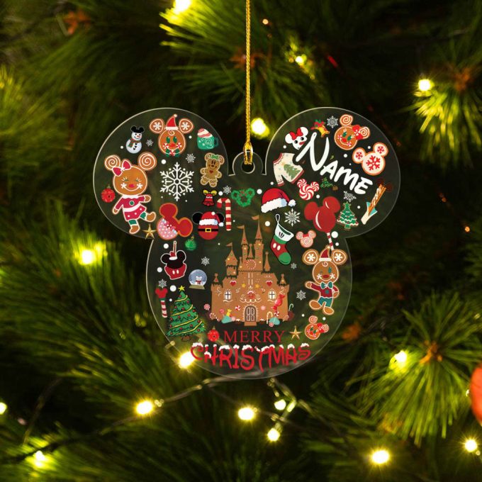 Personalized Mickey And Friends Disney Christmas Ornament
