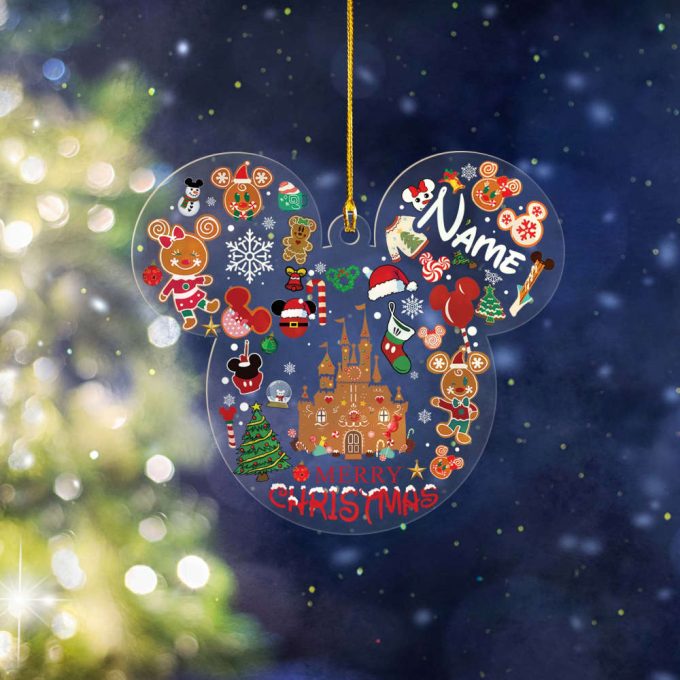 Personalized Mickey And Friends Disney Christmas Ornament