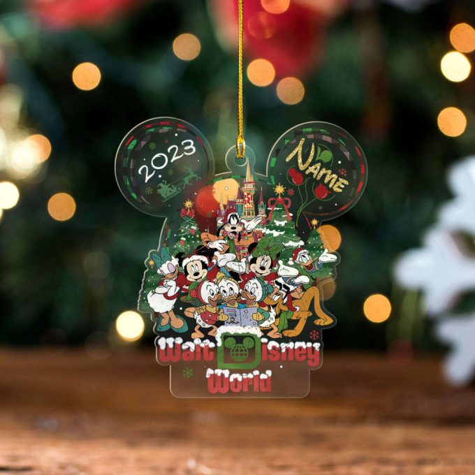 Personalized Mickey And Friends Disney Christmas Ornament