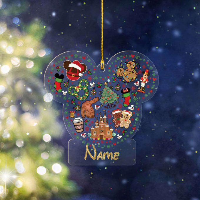 Personalized Mickey And Friends Disney Christmas Ornament